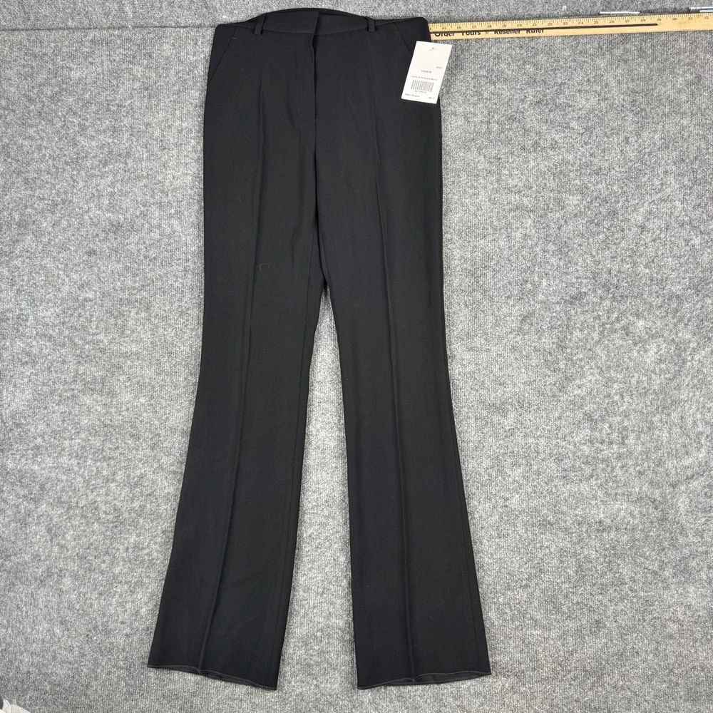Louis Vuitton Pants Womens Size 34 Black Straight Leg Creased Front New Tag